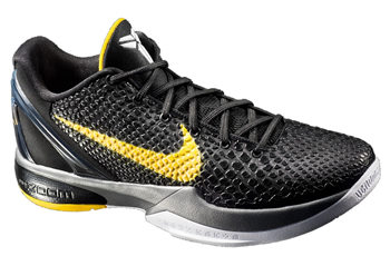 Kobe Bryant  signature Basketball Shoes: Nike Zoom Kobe VI (6) (2010-11 NBA Season)